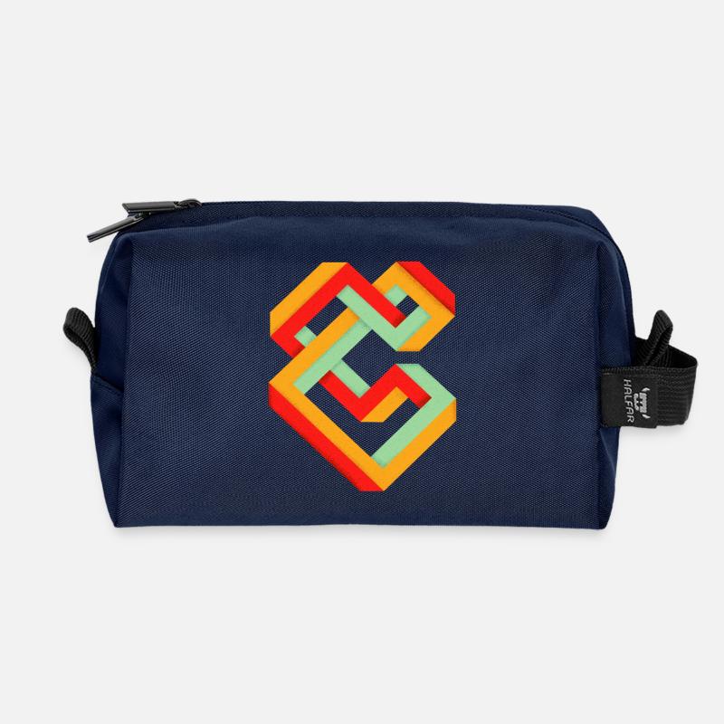 unmöglich - Recycelte Kulturtasche - Navy