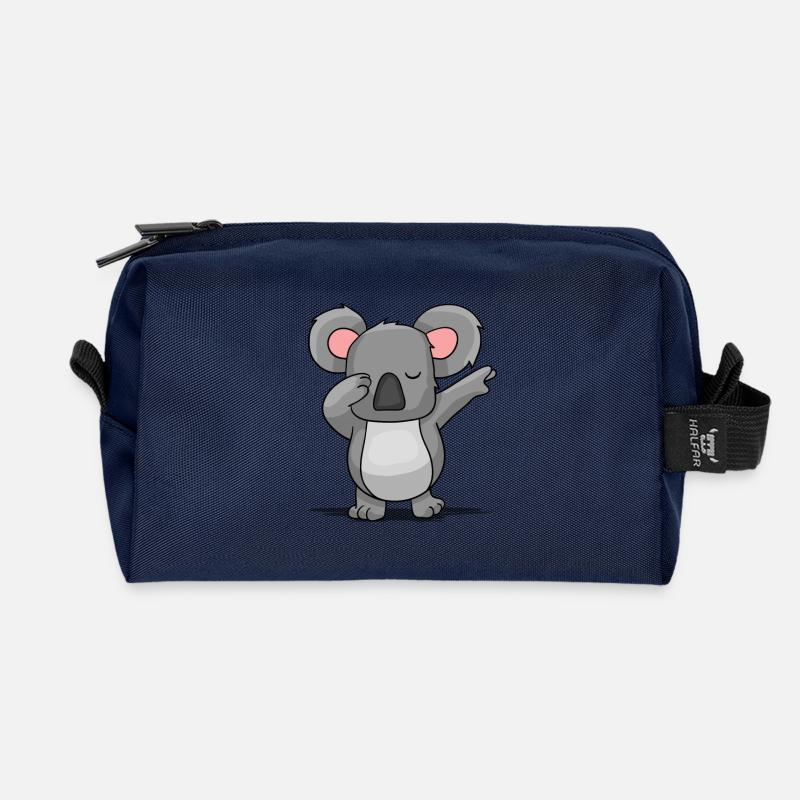 Koala - Recycelte Kulturtasche - Navy