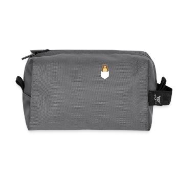 Pocket Groundhog Waldmurmeltier Vorhersage Ground-Hog - Recycelte Kulturtasche - Anthrazit - Vorne