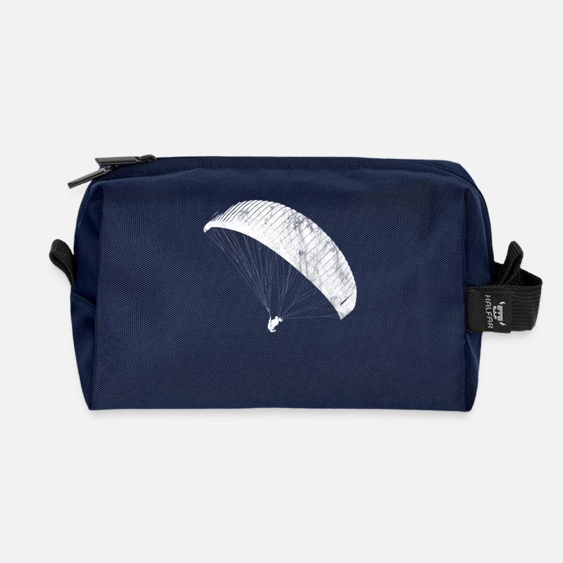 Paragliding - Gleitschirm - Gleitschirmfliegen - Recycelte Kulturtasche - Navy