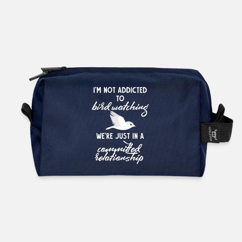 Birdwatching - Vogelbeobachtung - Vogel - Birding - Recycelte Kulturtasche - Navy
