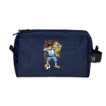  de l'Argentine Coupe du monde - Trousse de toilette en tissu recyclé - marine - Devant