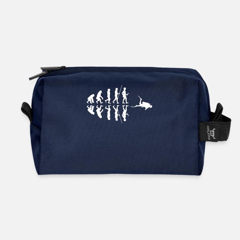 Plongée - Plongée sous-marine - Plongée sous-marine - Evolution - Trousse de toilette en tissu recyclé - marine