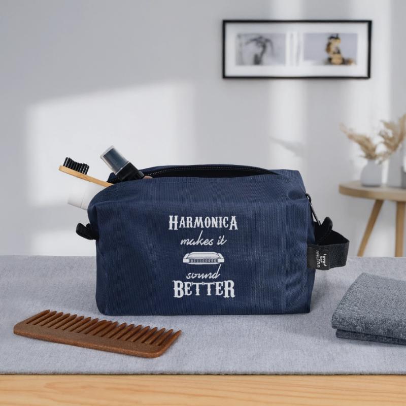 Harmonica - Harmonica - Harmonica Trousse de toilette en tissu recyclé
