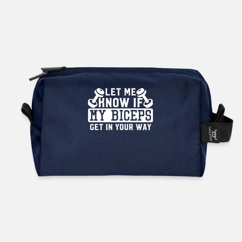 Fitness Gym - Recycelte Kulturtasche - Navy