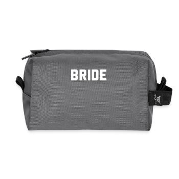Bride Bachelorette - Recycelte Kulturtasche - Anthrazit - Vorne