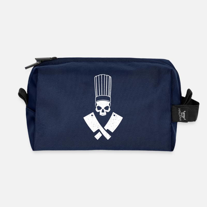 Kochen - Recycelte Kulturtasche - Navy