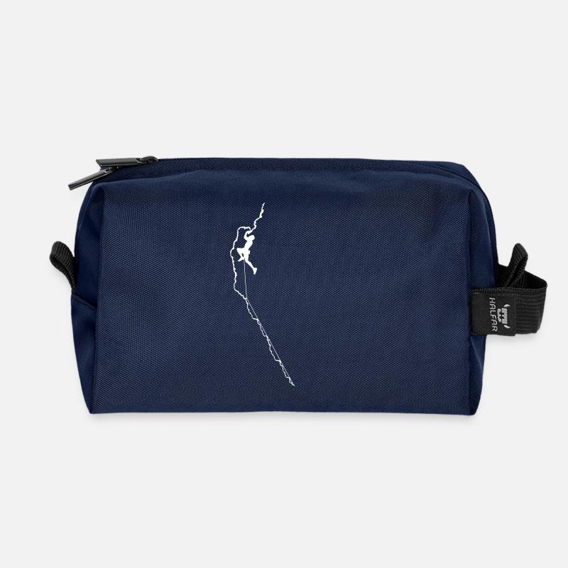 Klettern - Recycelte Kulturtasche - Navy