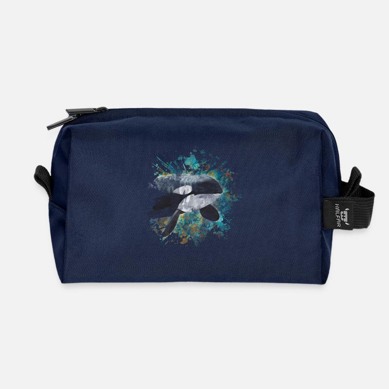 Killerwal - Recycelte Kulturtasche - Navy