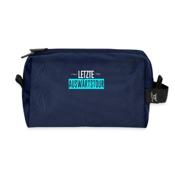 Letzte Auswartstour - Recycelte Kulturtasche - Navy - Vorne