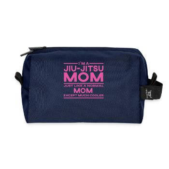 BJJ MOM - Brazilian Jiu-Jitsu MMA T-Shirt - Recycelte Kulturtasche - Navy - Vorne
