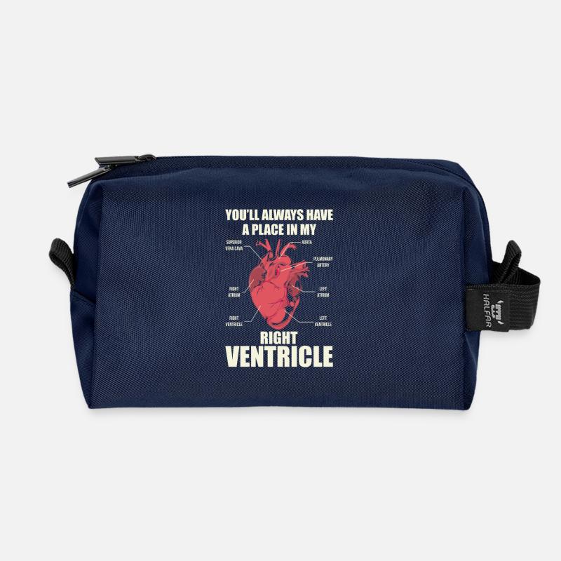 Rettungsdienst -Right Ventricle - Recycelte Kulturtasche - Navy