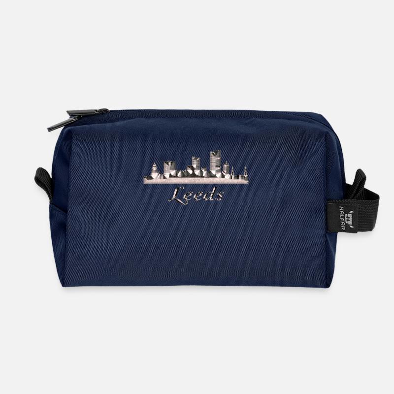 Leeds - Recycelte Kulturtasche - Navy