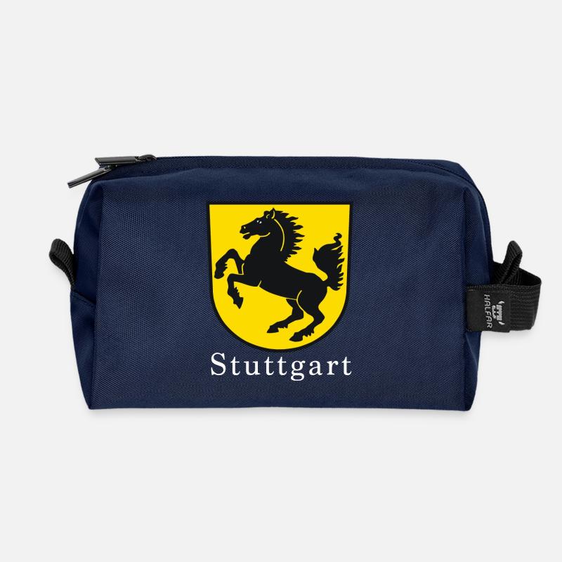 Stuttgart - Recycelte Kulturtasche - Navy