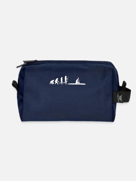 Kanadier Evolution Tshirt Geschenkideen - Recycelte Kulturtasche - Navy