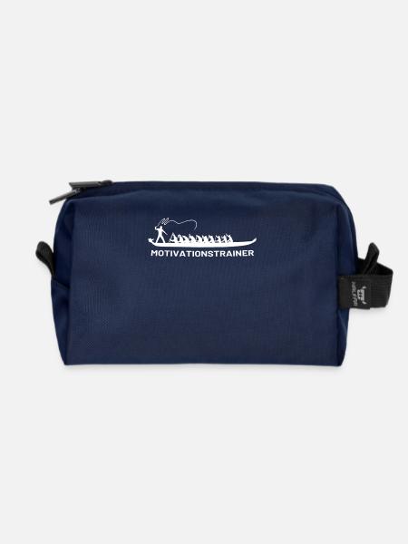 Motivationsstrainer Drachenboot - Recycelte Kulturtasche - Navy