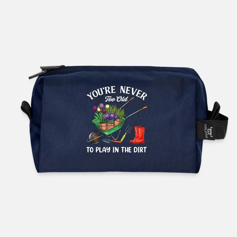 Garten Gärtner - Recycelte Kulturtasche - Navy