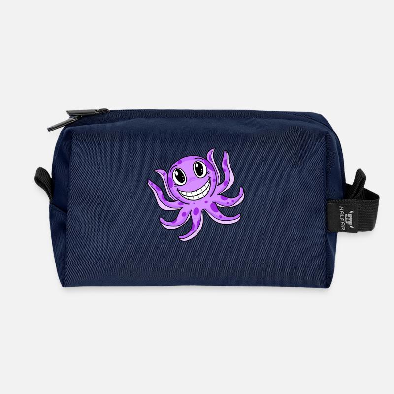 Kraken - Recycelte Kulturtasche - Navy