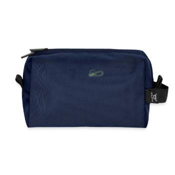 Kettensäge Motorsäge Pocket Design - Recycelte Kulturtasche - Navy - Vorne
