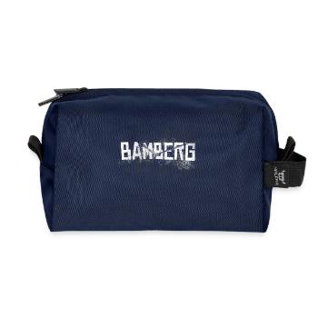 8600 Bamberg Bamberger Stadt Oberfranken Geschenk - Recycelte Kulturtasche - Navy - Vorne