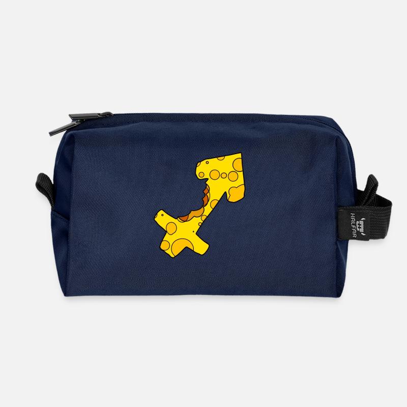 Sternzeichen Schütze - Recycelte Kulturtasche - Navy