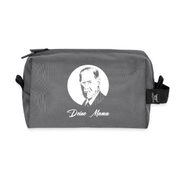 Votre Mama Freud - Trousse de toilette en tissu recyclé - anthracite - Devant