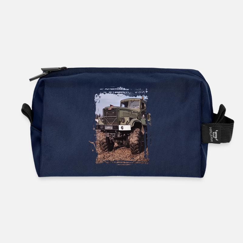 KRAZ LKW - Recycelte Kulturtasche - Navy