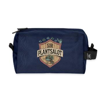 Vintage "SIR PLANTSALOT" Rustikale Männer Gärtner - Recycelte Kulturtasche - Navy - Vorne