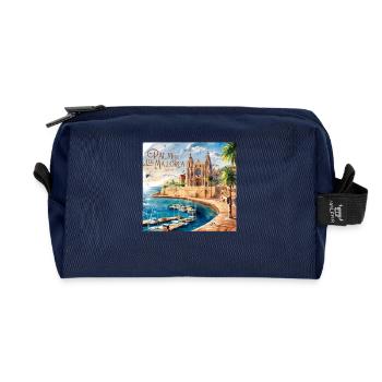 Palma de Mallorca - Recycelte Kulturtasche - Navy - Vorne