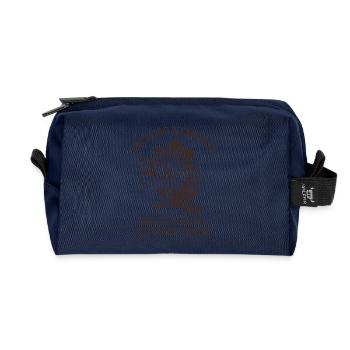Intestin irritable Syndrom Cowboy Frog - Trousse de toilette en tissu recyclé - marine - Devant