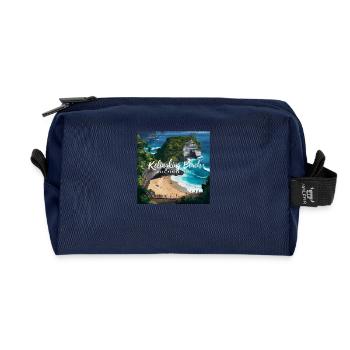Kelingking Beach - Recycelte Kulturtasche - Navy - Vorne