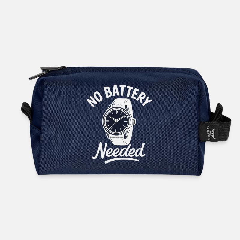 Armbanduhr ohne Batterie mit Automatik - Recycelte Kulturtasche - Navy