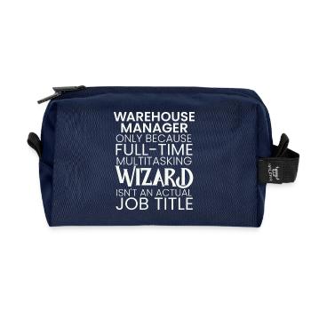 Warehouse Manager multitasking Wizard - Recycelte Kulturtasche - Navy - Vorne