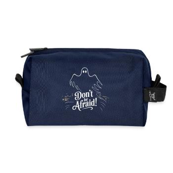 HAB KEINE ANGST - Recycelte Kulturtasche - Navy - Vorne