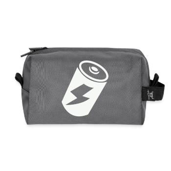pile - Trousse de toilette en tissu recyclé - anthracite - Devant