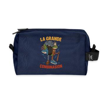 Combinasion La Grande Combination Italian Brainrot - Recycled Toiletry Zip Bag - navy - Front