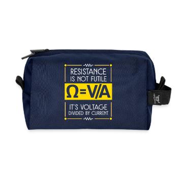 Physique Physicien Physique Étudiant en physique Professeur de physique - Trousse de toilette en tissu recyclé - marine - Devant