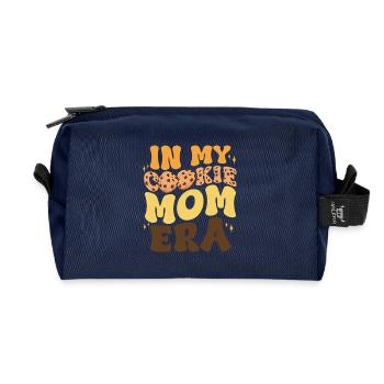 In My Cookie Mom Era - Recycelte Kulturtasche - Navy - Vorne