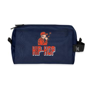 Urban Flow Expression Microphone Freestyle - Recycelte Kulturtasche - Navy - Vorne