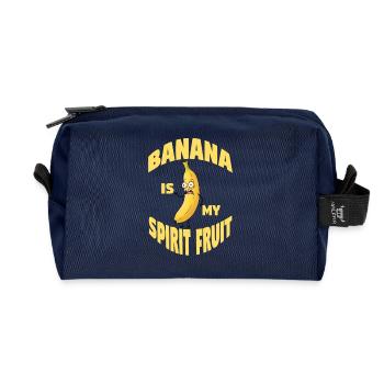 Banane Ist Mein Geistfrucht - Recycelte Kulturtasche - Navy - Vorne