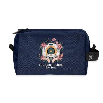 MRI Tech The Hands Behind The Scan Radiologist - Recycelte Kulturtasche - Navy - Vorne