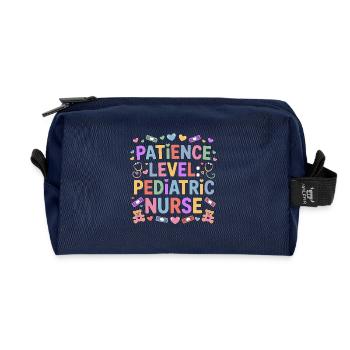 Pediatric Nurse Patience Level Pediatric Peds RN - Recycelte Kulturtasche - Navy - Vorne