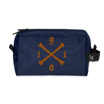 1910 Football Fan St. Pauli Hoodie, Shirt., Pillow - Recycled Toiletry Zip Bag - navy - Front