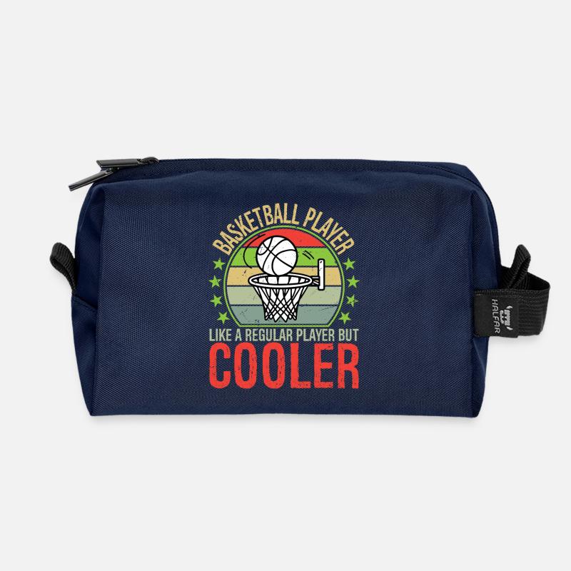 Basketball Player Like A Regular Player But Cooler - Recycelte Kulturtasche - Navy