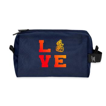 Direkte Roadbike Aussage - Recycelte Kulturtasche - Navy - Vorne