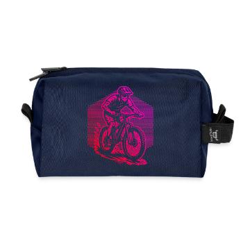 Mountainbike Liebe zum Anziehen - Recycelte Kulturtasche - Navy - Vorne