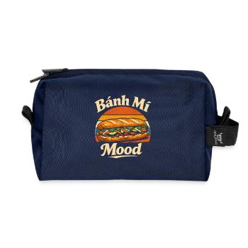 Banh Mi Laune | Vietnam Street Food, Foodie - Trousse de toilette en tissu recyclé - marine - Devant