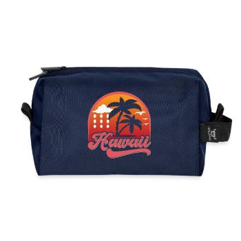 Hawaii Tropical Summer Vacation Shirt - Recycelte Kulturtasche - Navy - Vorne
