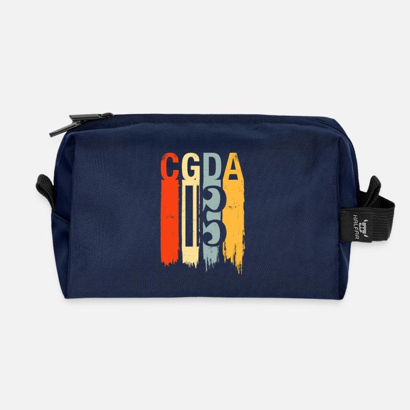 CGDA Bratsche Viola Tuning Saite Musiker retro - Recycelte Kulturtasche - Navy