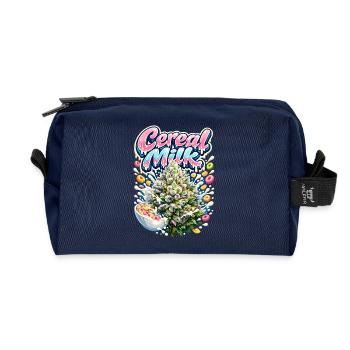 Müslimilch-Graffiti-Druck - Recycelte Kulturtasche - Navy - Vorne